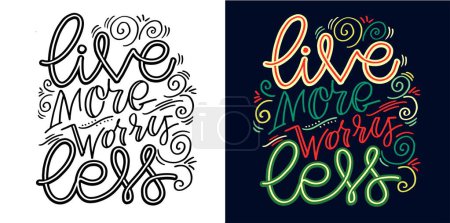Funny hand drawn doodle lettering postcard, t-shirt design, art print. 100% vector file.