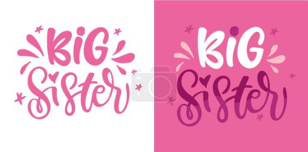 Illustration for Lettering print quote about baby, t-shirt design, mug print. 100% vector file - Royalty Free Image
