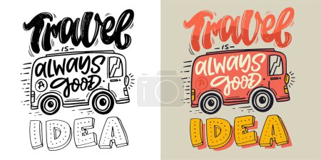 Funny hand drawn doodle lettering postcard quote. T-shirt design, mug pring, 100% vector image.