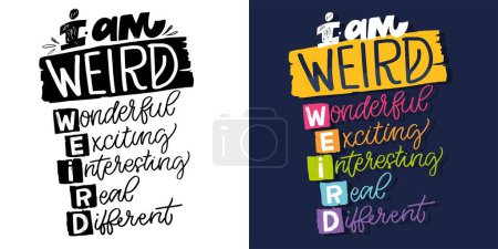 Illustration for Funny lettering hand drawn doodle quote. Lettering t-shirt design, 100% vector. - Royalty Free Image