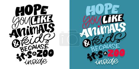Illustration for Lettering hand drawn doodle postcard about home. T-shirt design, mug print, lettering art. 100% vector image - Royalty Free Image