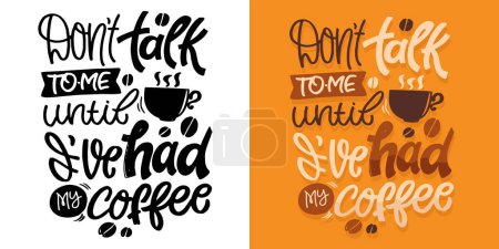 Cute hand drawn doodle lettering quote. Lettering pring for t-shirt, mug, shopper, clothes100% vector image. Hand drawn doodle lettering image.