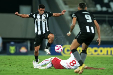 Photo for Rio, Brazil - october 26, 2022 - match between Botafogo vs Bragantino by 34 round of Brazilian Championship, A serie in Nilton Santos Stadium - Royalty Free Image