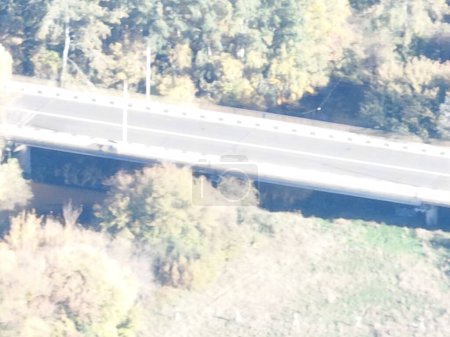 Téléchargez les photos : Vue aérienne de la route - en image libre de droit