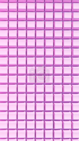 Foto de Pink Keyboard Keys Pattern Mosaic Geometric Grid Vertical Backdrop Violet Purple 3d illustration render - Imagen libre de derechos