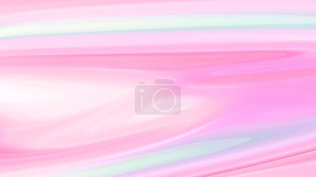 Téléchargez les photos : Holographie fond dynamique formes fluidité contemporain palette de couleurs rose violet vert bleu 3d illustration rendre rendu numérique - en image libre de droit