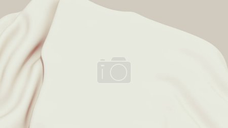 Téléchargez les photos : Arrière-plans neutres tons doux beige brun fond broyé courbe abstraite pli doux rond formes courbes illustration 3d rendre rendu numérique - en image libre de droit