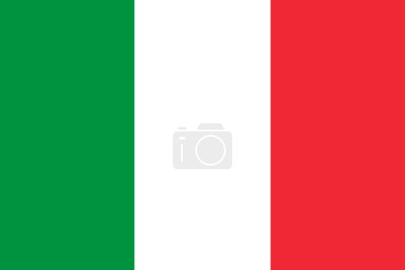 Téléchargez les illustrations : Drapeau Italie. Journée de l'Italie. Illustration vectorielle - en licence libre de droit