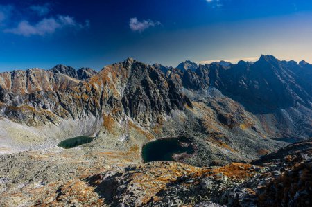 Photo for Autumn landscape of the High Tatras. One of the most popular travel destination in Poland and Slovakia. Sunny October day in the mountains. - Royalty Free Image