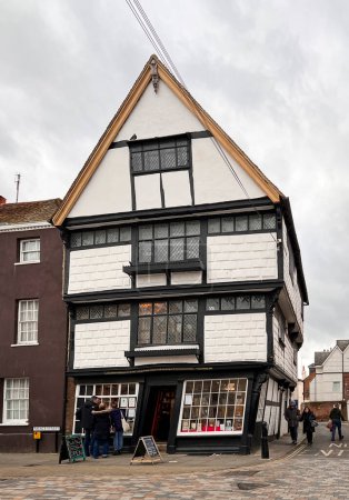 Téléchargez les photos : Sir John Boys House (Crooked House), Canterbury, Kent - en image libre de droit