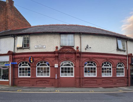 Foto de La antigua casa pública Union Tavern en la ciudad de Wrexham, Gales del Norte, Reino Unido - Imagen libre de derechos