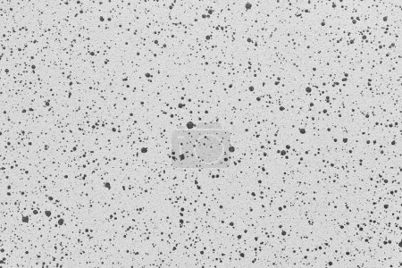 Photo for Gray quartz background or texture with irregural black dots. High resolution photography - Royalty Free Image