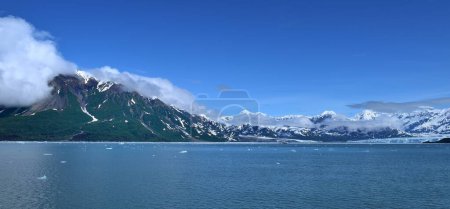 Téléchargez les photos : Baie de Yakutat et le Hubbard Glicer - en image libre de droit
