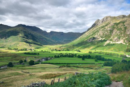 Photo for Sunlight on the Langdale Pikes - Royalty Free Image