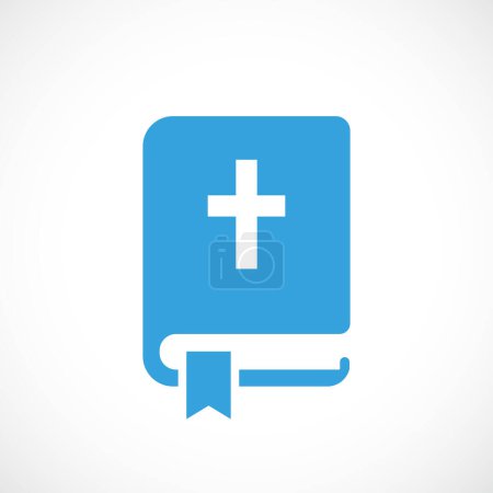 Illustration for Bible book vector icon - Royalty Free Image