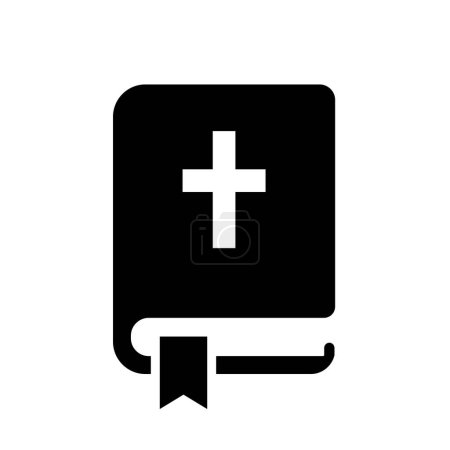Illustration for Holy Bible vector icon - Royalty Free Image