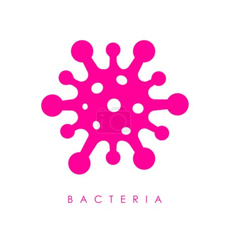 Téléchargez les photos : Bactéries virales icône vectorielle - en image libre de droit
