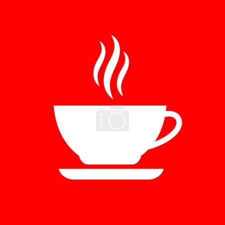 Téléchargez les photos : Tasse de café icône vectorielle - en image libre de droit