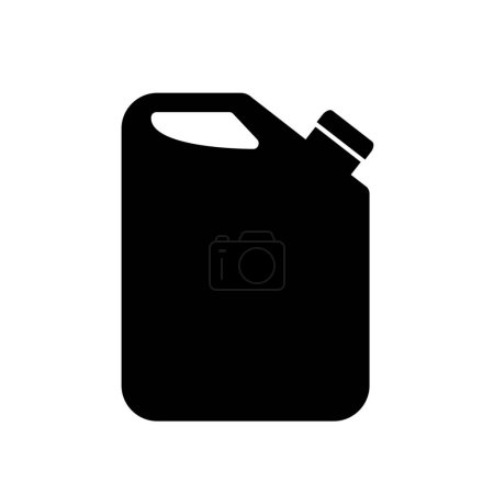 Canister silhouette vector icon
