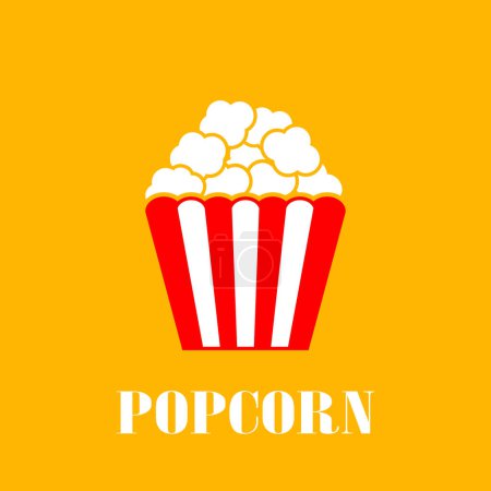 Popcorn vector web icon