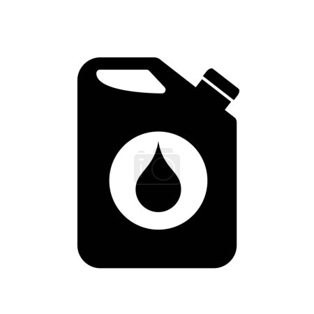 Illustration for Oil can vector icon on white background - Royalty Free Image