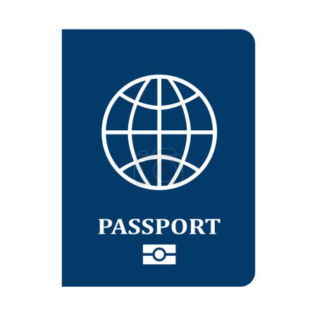 Passport cover page icon