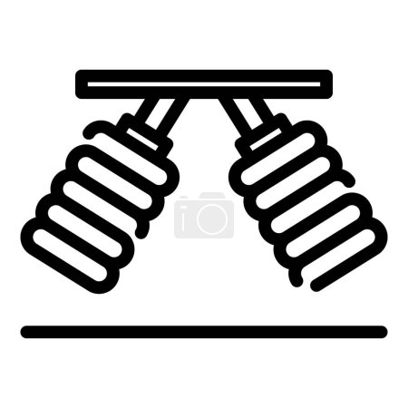 Brush cleaner icon outline vector. Car wash. Auto cleaner