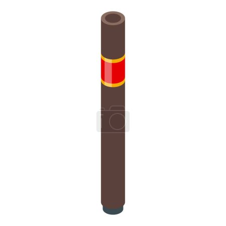 Illustration for Insulator tank icon isometric vector. Electronic cigarette. Smoke electric - Royalty Free Image