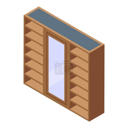 Illustration for Furniture renovation icon isometric vector. Home apartment. Building remodel - Royalty Free Image