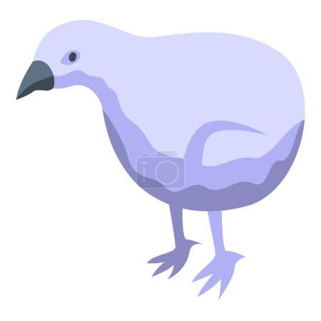 Illustration for Vulture kid icon isometric vector. Bird animal. Nature predator - Royalty Free Image