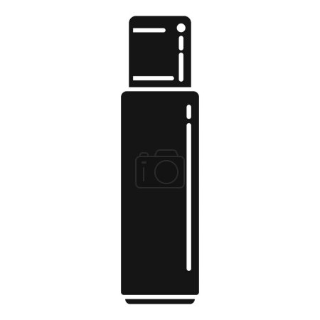 Illustration for Cosmetic sticks icon simple vector. Air spray. Fresh smell - Royalty Free Image