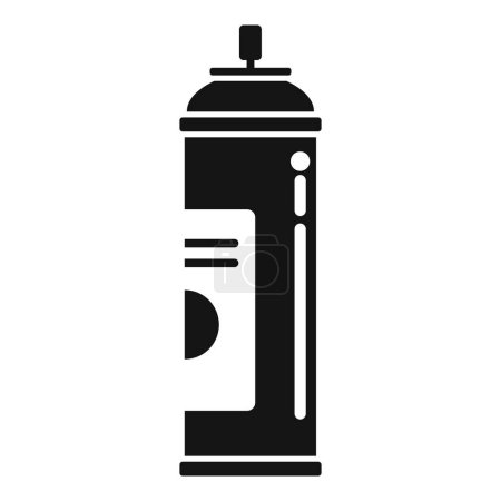 Illustration for Fragrance sprayer icon simple vector. Air spray. Fresh bottle - Royalty Free Image