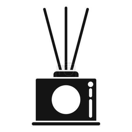 Illustration for Smell sticks icon simple vector. Air spray. Fresh aerosol - Royalty Free Image