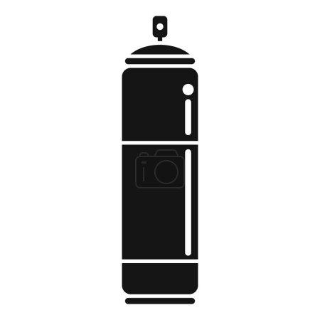 Illustration for Fresh air spray icon simple vector. Aerosol bottle. Room effect - Royalty Free Image