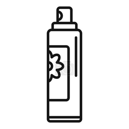 Illustration for Aerosol icon outline vector. Air spray. Room fresh - Royalty Free Image