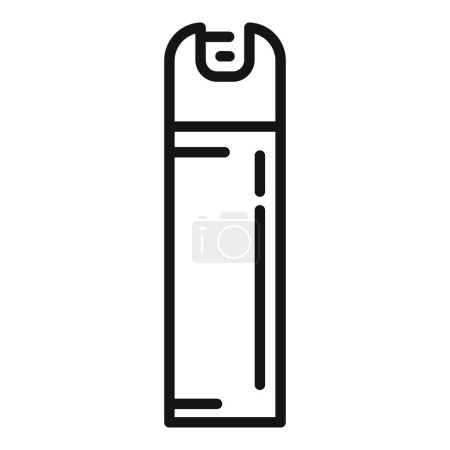 Illustration for Scent air spray icon outline vector. Fresh bottle. Cosmetic sprayer - Royalty Free Image