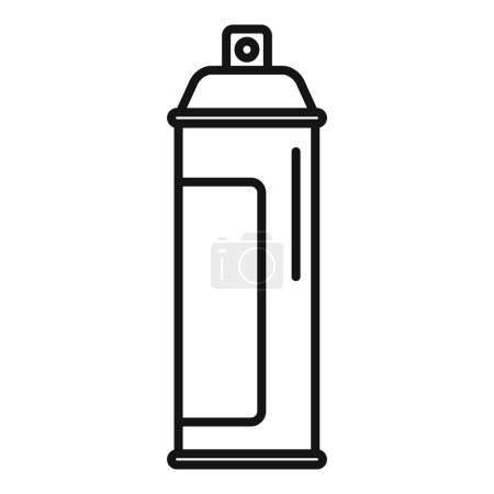 Illustration for Room sprayer icon outline vector. Air spray. Cosmetic toilet - Royalty Free Image