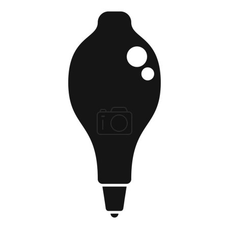 Illustration for Medical uv lamp icon simple vector. Ultraviolet light. Air device - Royalty Free Image