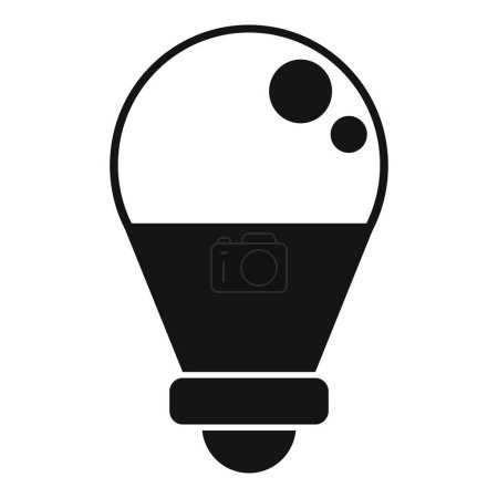 Illustration for Insect UV lamp icon simple vector. Medical care. Air device - Royalty Free Image
