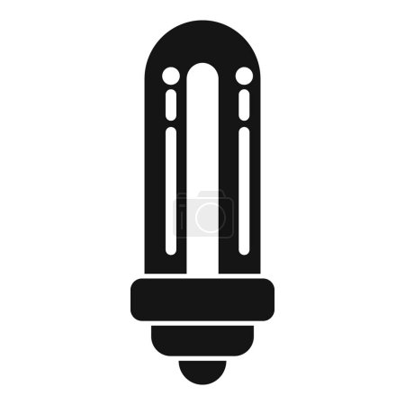 Illustration for Electric UV lamp icon simple vector. Medical care. Air device - Royalty Free Image