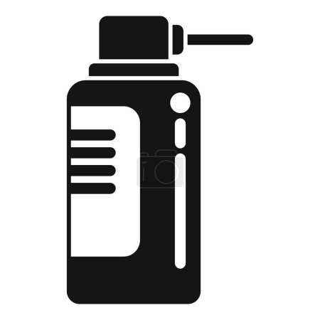 Illustration for Antibiotic spray icon simple vector. Bacteria drug. Virus medical - Royalty Free Image