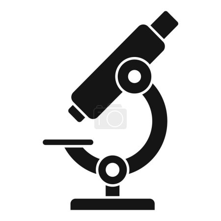 Illustration for Medical microscope icon simple vector. Bacteria disease. Monster pill - Royalty Free Image