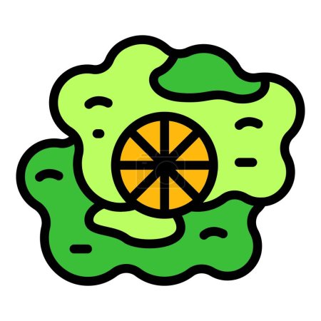 Ilustración de Icono de limonada contorno vector. Comida austriaca. Austria cocina color plano - Imagen libre de derechos