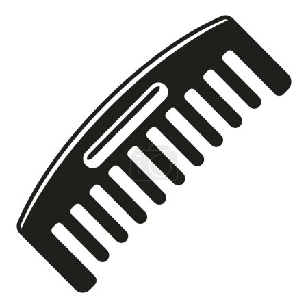 Illustration for Craft comb icon simple vector. Factory fabric design. New work style - Royalty Free Image