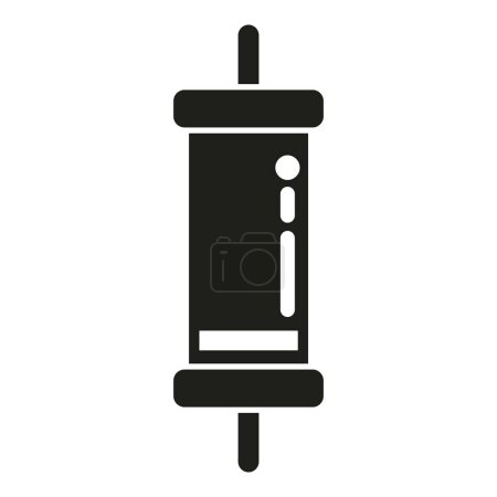 Illustration for Repair condenser icon simple vector. Software fix. Computer button tool - Royalty Free Image
