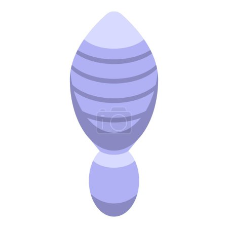 Illustration for Nature cocoon icon isometric vector. Insect stage pupa. Change life larva - Royalty Free Image