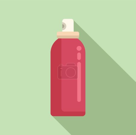 Wash hand paint icon flat vector. Spray bottle. Clean can mist