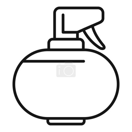 Air nozzle graffiti icon outline vector. Spray bottle. Atomizer hand wash