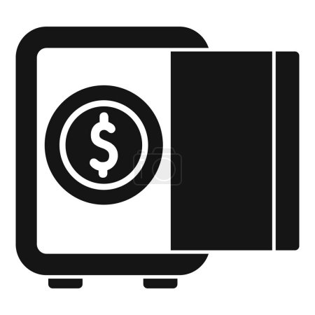 Illustration for Law social finance support icon simple vector. Pay help. Grant company - Royalty Free Image