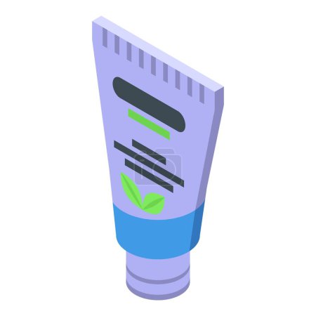 Illustration for Cream medicinal tube icon isometric vector. Personal wipes. Remedy skin - Royalty Free Image